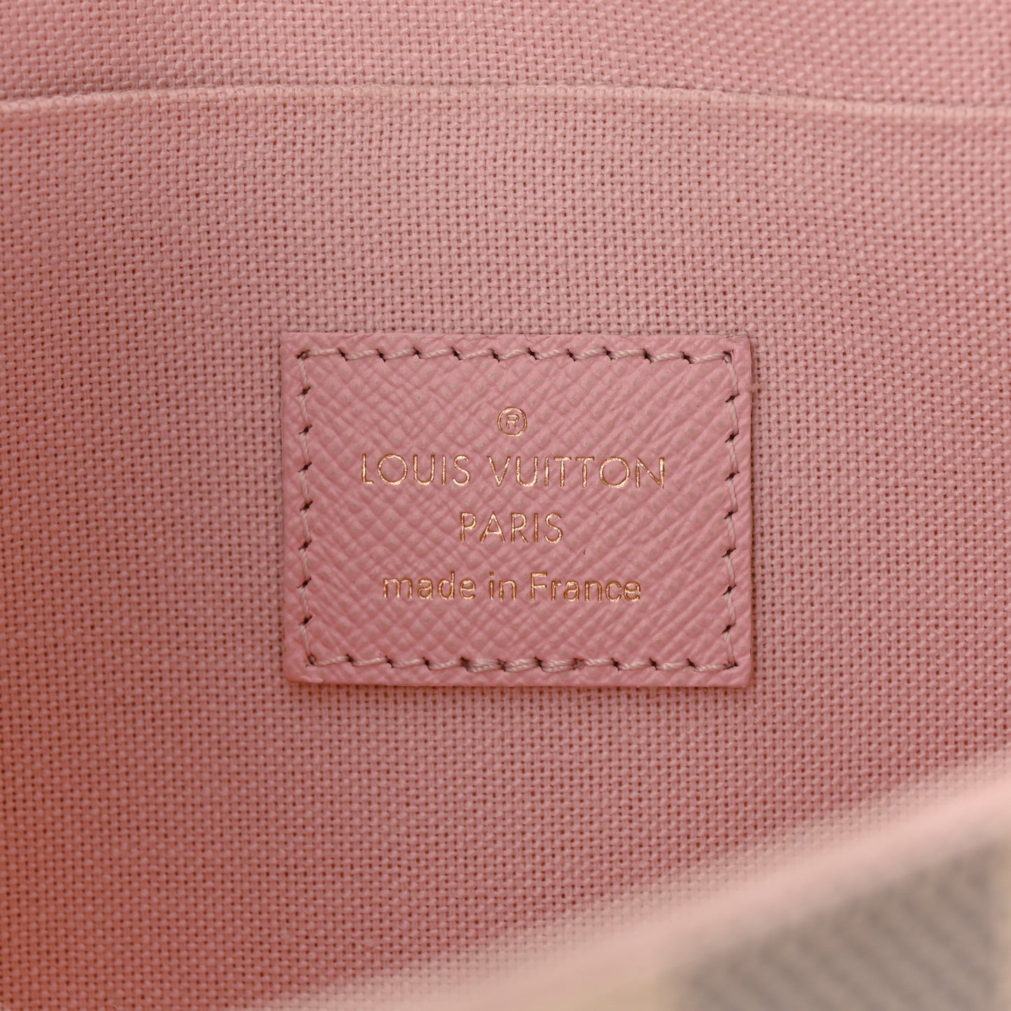 Damier Azur Calfskin Pochette Felicie Eau De Rose