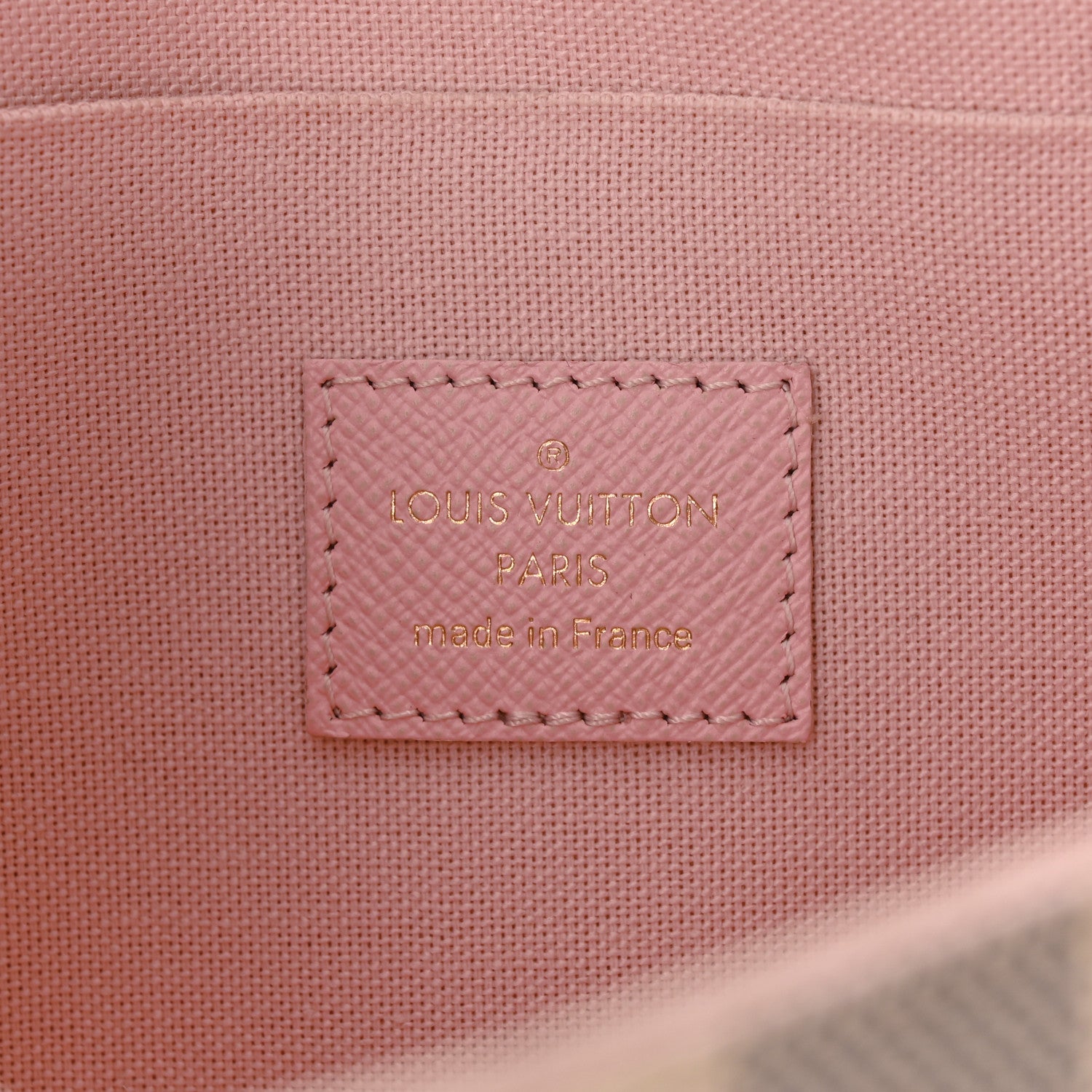 Louis Vuitton Damier Azur Calfskin Pochette Felicie Eau De Rose 7 of 11