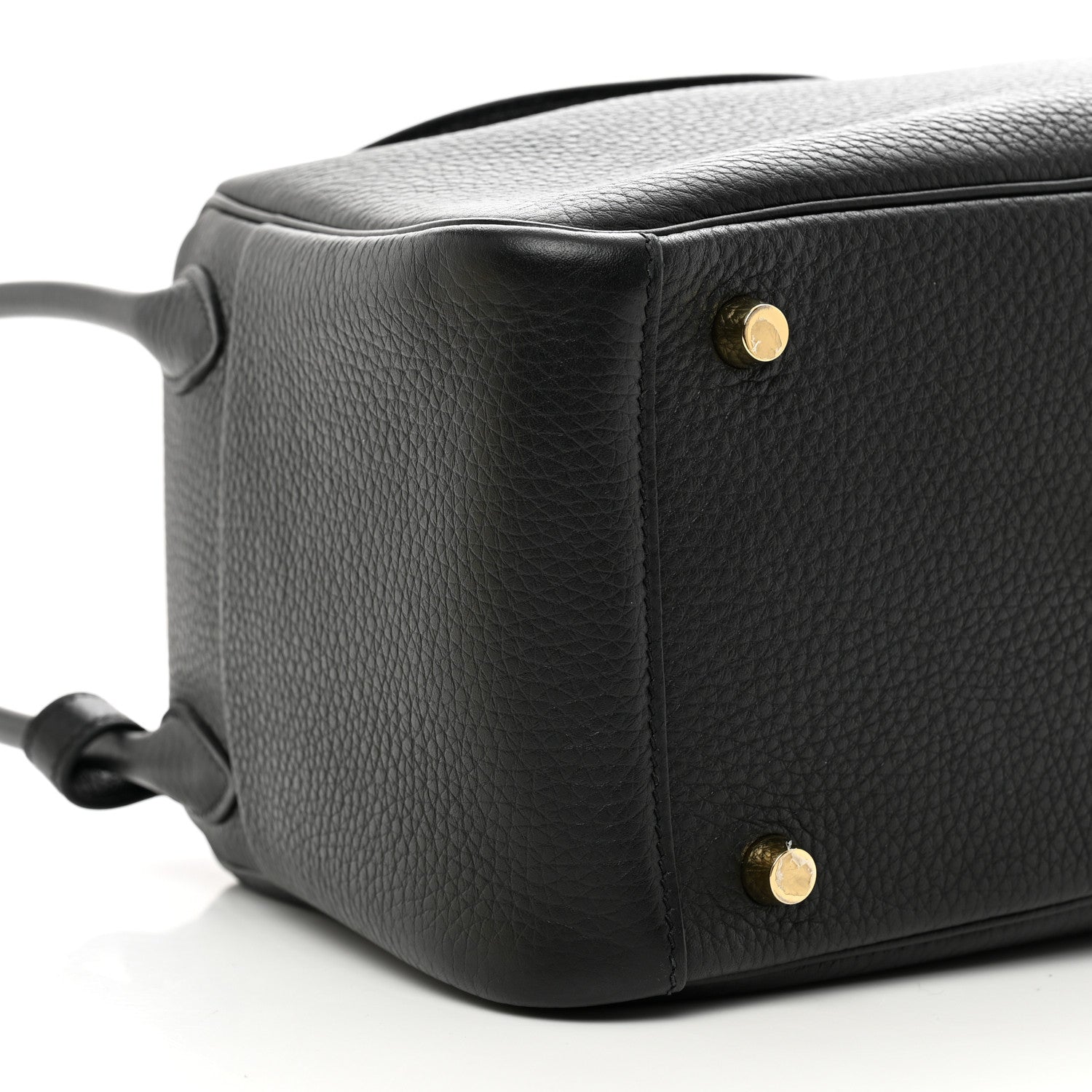 Hermes Taurillon Clemence Lindy 26 Black 9 of 11