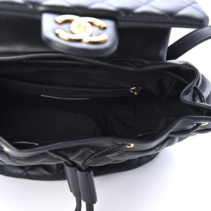 Chanel Calfskin Quilted Small Urban Spirit Backpack Black 4 of 4