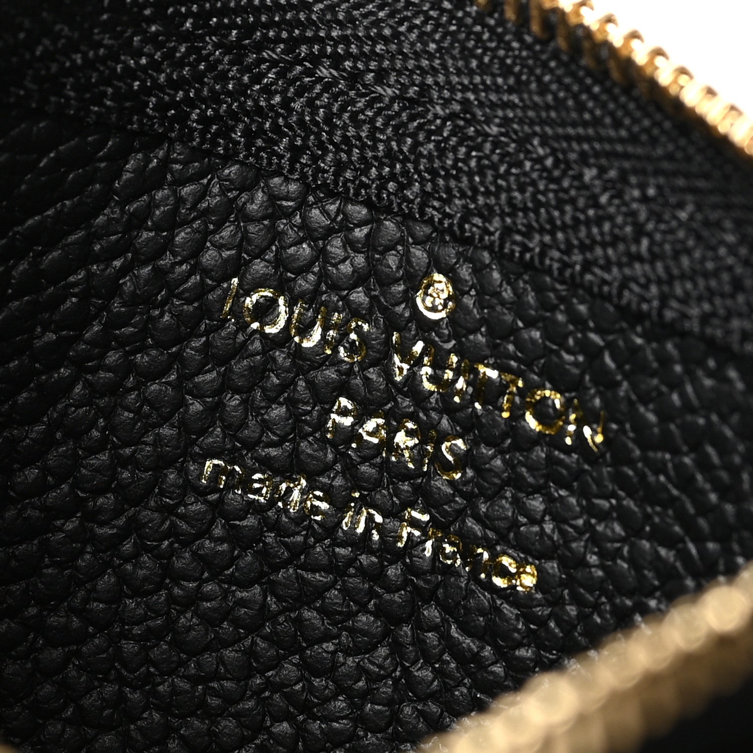 Louis Vuitton Empreinte Monogram Giant Key Pouch Black Beige 6 of 7
