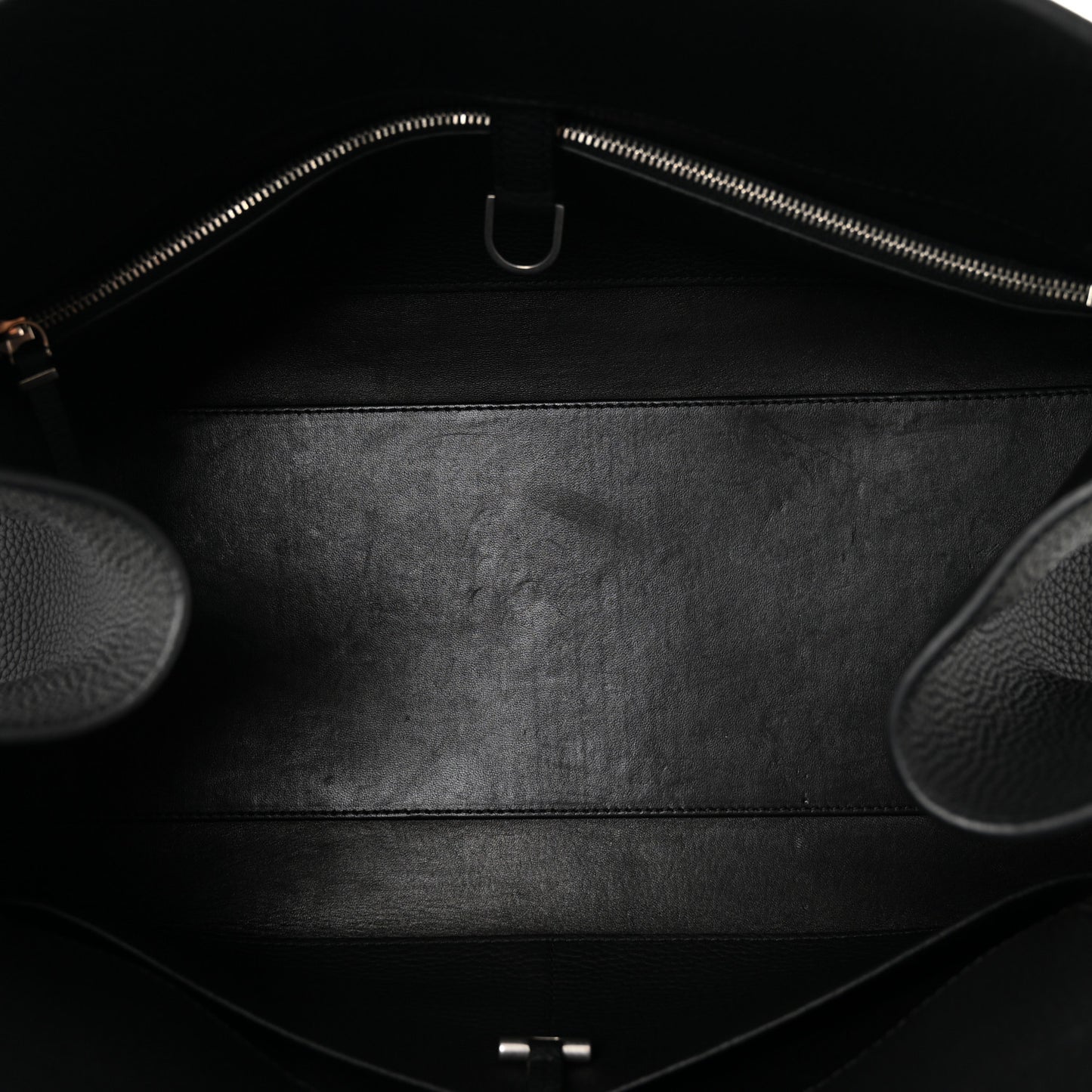 Matte Grained Calfskin EW Margaux Black