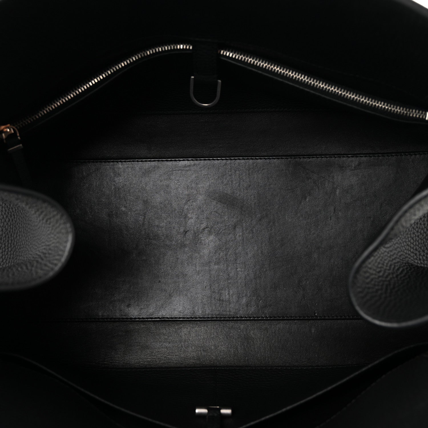 The Row Matte Grained Calfskin EW Margaux Black 5 of 9