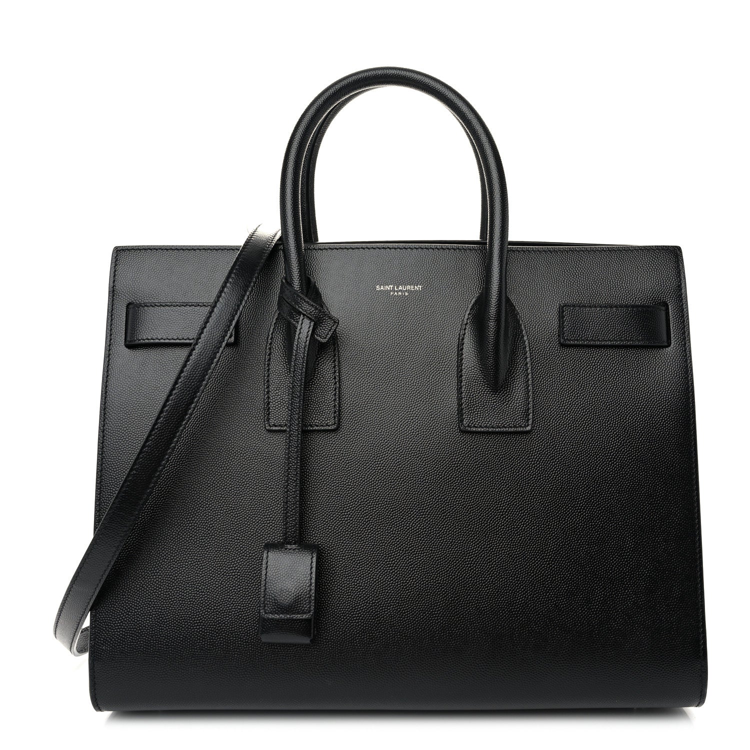 Saint Laurent Grain De Poudre Small Sac De Jour Black 1 of 9
