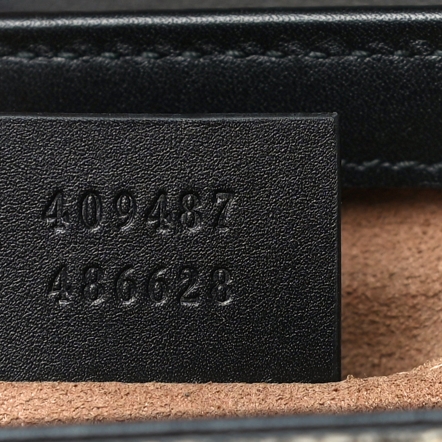 Gucci GG Supreme Monogram Calfskin Small Padlock Shoulder Bag Beige Black Cuir 6 of 14