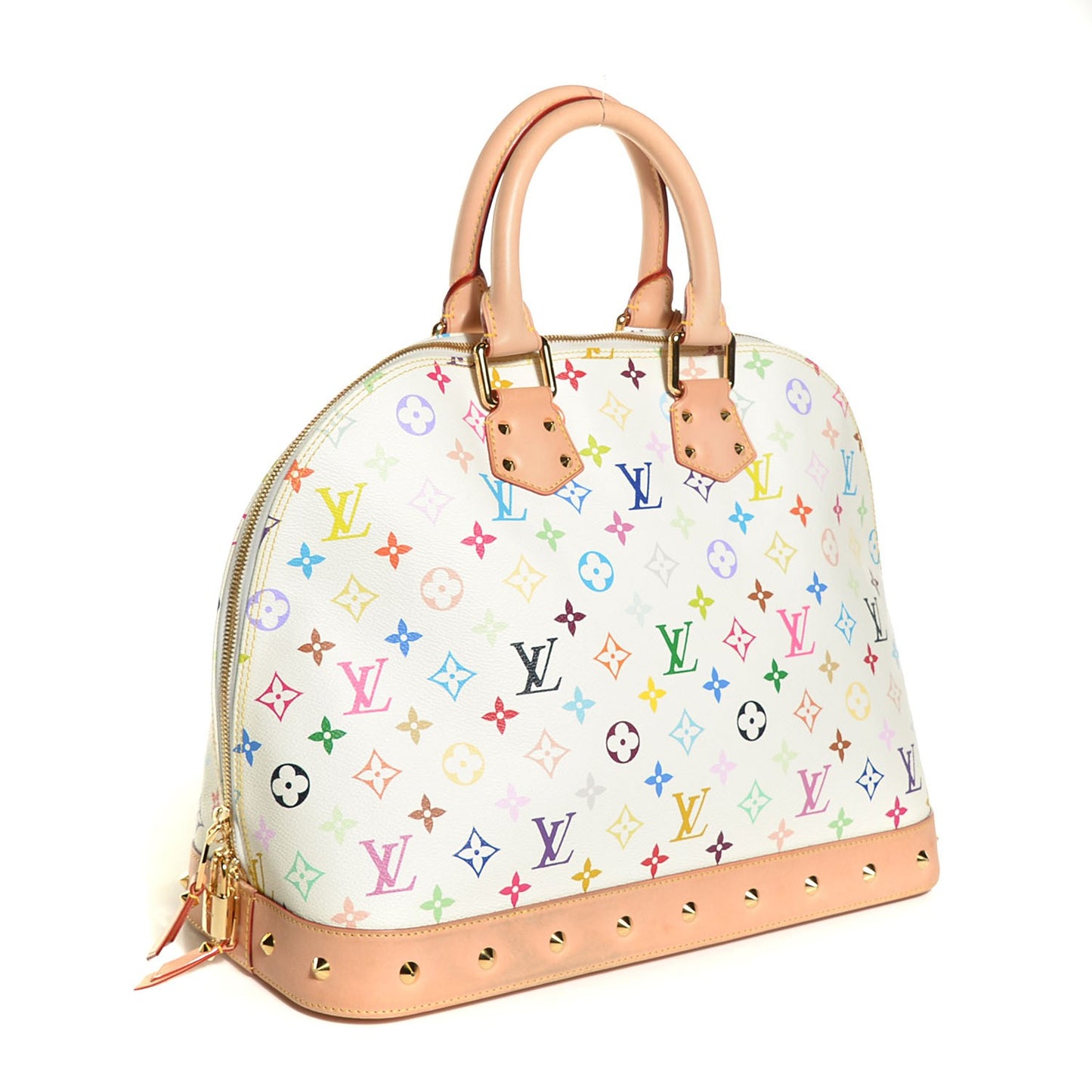 Monogram Multicolor Alma GM White