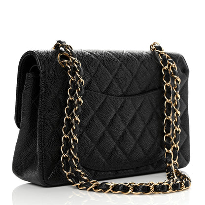 Chanel Caviar Quilted Small Double Flap Black 3 of 14