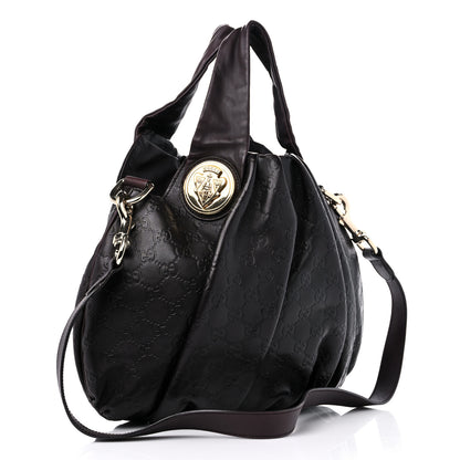 Gucci Guccissima Small Hysteria Top Handle Bag Chocolate 3 of 10