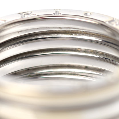Bulgari 18K White Gold B.Zero1 Four-Band Ring 61 9.5 5 of 7