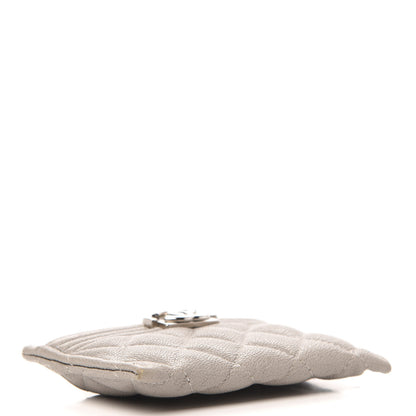 Chanel Caviar Quilted Boy Card Holder Grey 3 of 7
