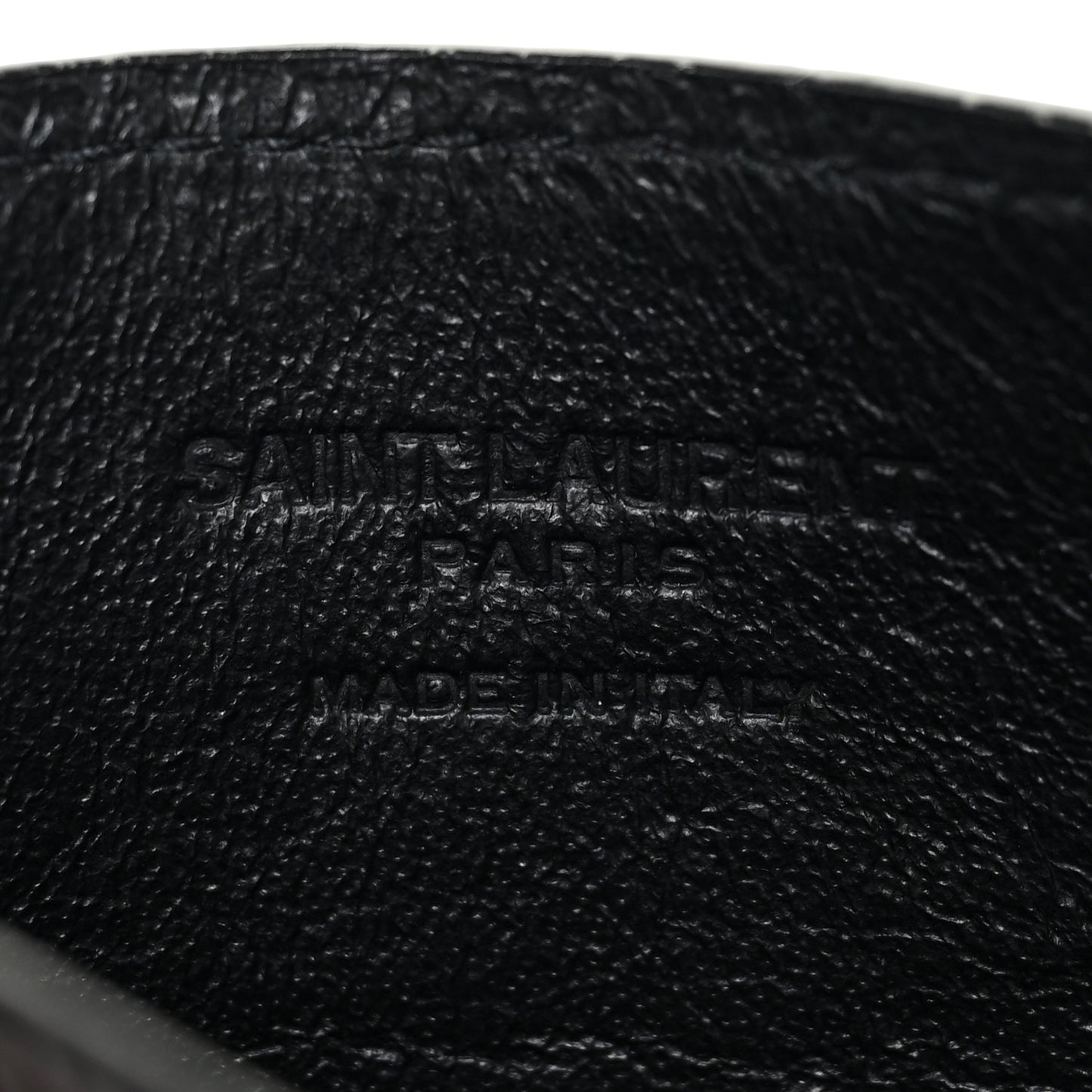 Calfskin Crocodile Embossed Monogram Uptown Chain Wallet Fondente