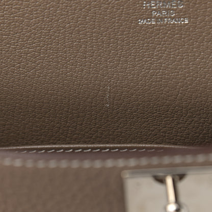 Hermes Taurillon Clemence Jypsiere 28 Etoupe 17 of 17