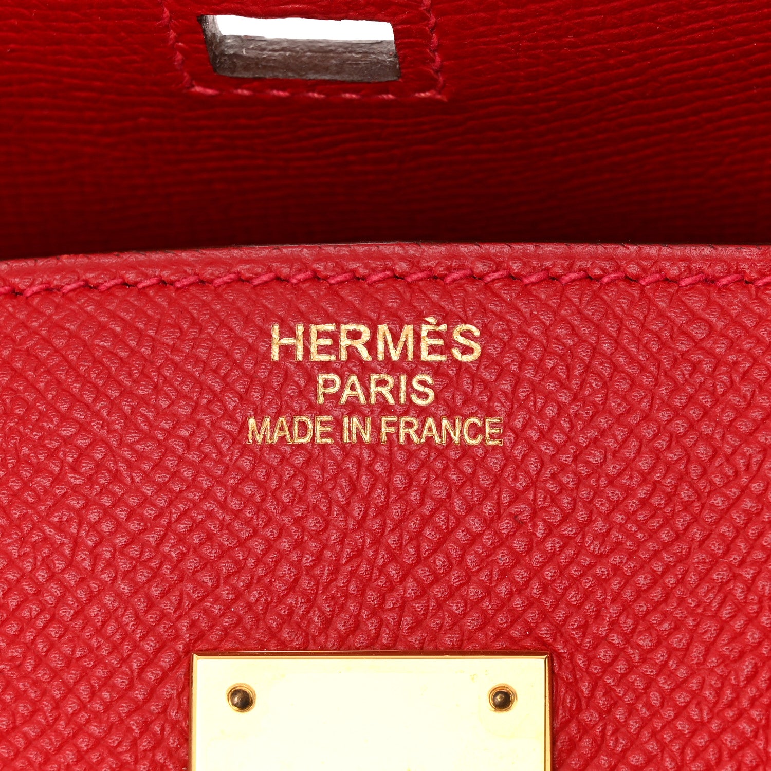 Hermes Epsom Birkin 35 Rouge Casaque 6 of 12