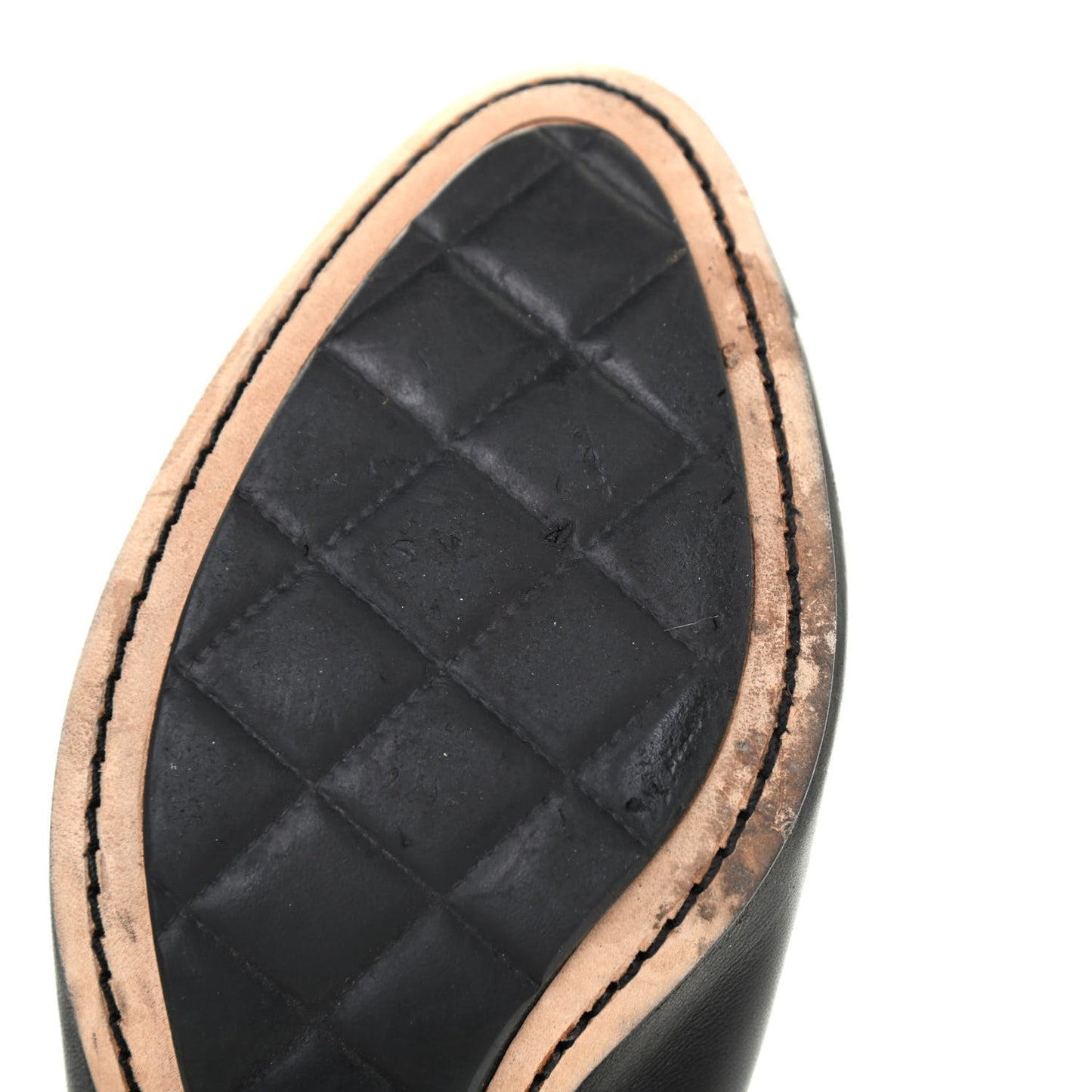 Lambskin Elastic Stretch Camellia Pumps 37 Black