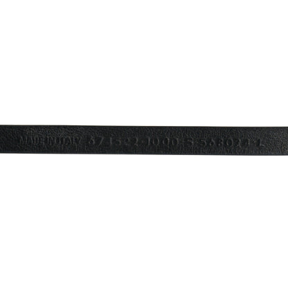 Balenciaga Calfskin BB Wrap Bracelet L Black 4 of 6