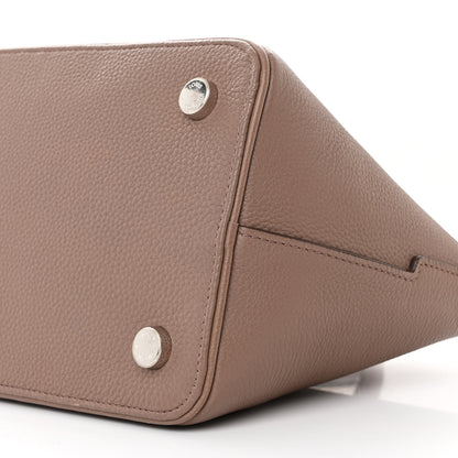 Louis Vuitton Veau Bougie Triangle PM Taupe Violet 11 of 11