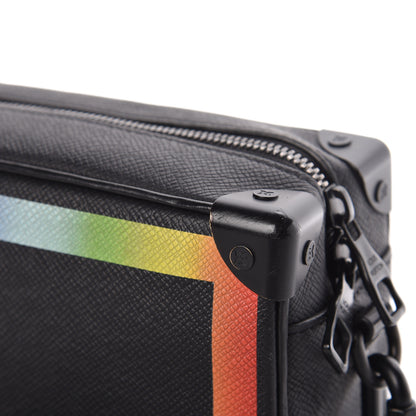 Louis Vuitton Taiga Rainbow Mini Soft Trunk Black 10 of 13