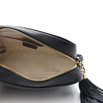 Gucci Pebbled Calfskin Small Soho Disco Bag Black 5 of 9