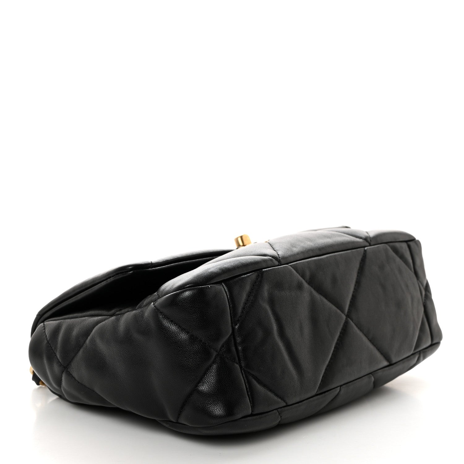 Chanel Goatskin Quilted Medium Chanel 19 Flap Black 4 of 10