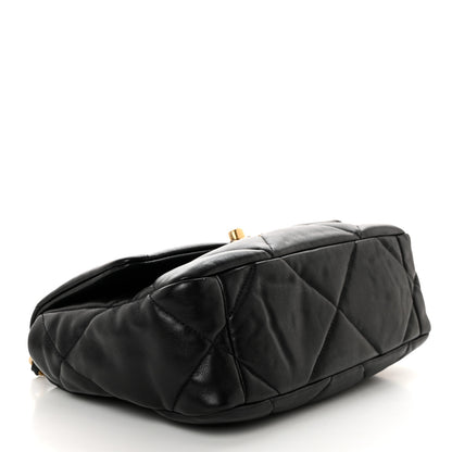 Chanel Goatskin Quilted Medium Chanel 19 Flap Black 4 of 10