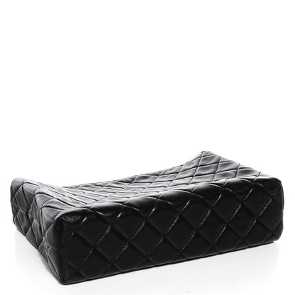 Chanel Lambskin Quilted Medium Cosmetic Case Black 4 of 7