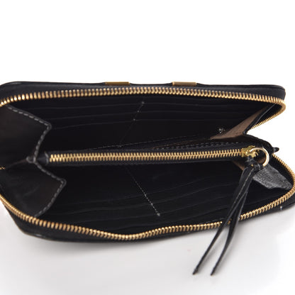 Chloe Grained Calfskin Marcie Long Zip Around Wallet Black 5 of 8
