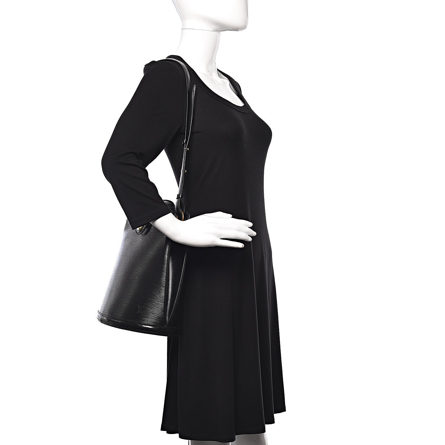Louis Vuitton Epi Cluny Black 2 of 14