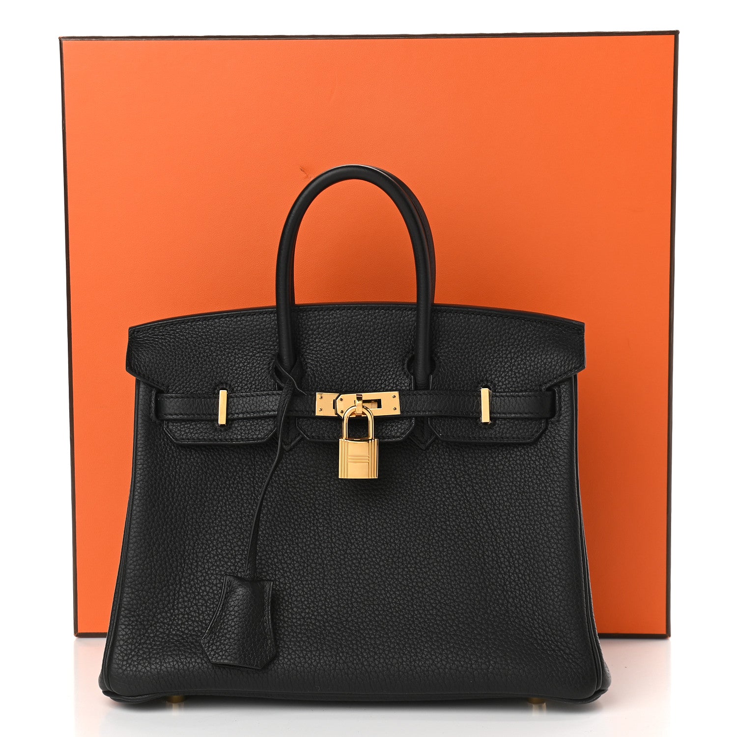 Hermes Togo Birkin 25 Black 11 of 21