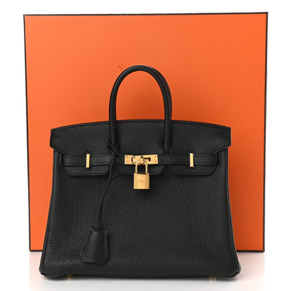 Hermes Togo Birkin 25 Black 11 of 21