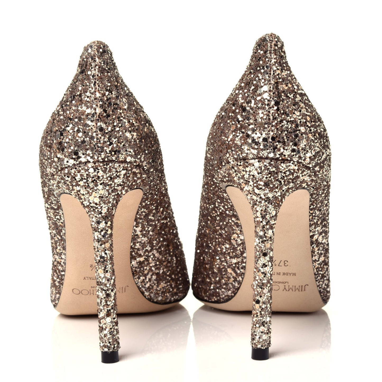 Coarse Glitter Romy 100 Pumps 37.5 Ballet Pink