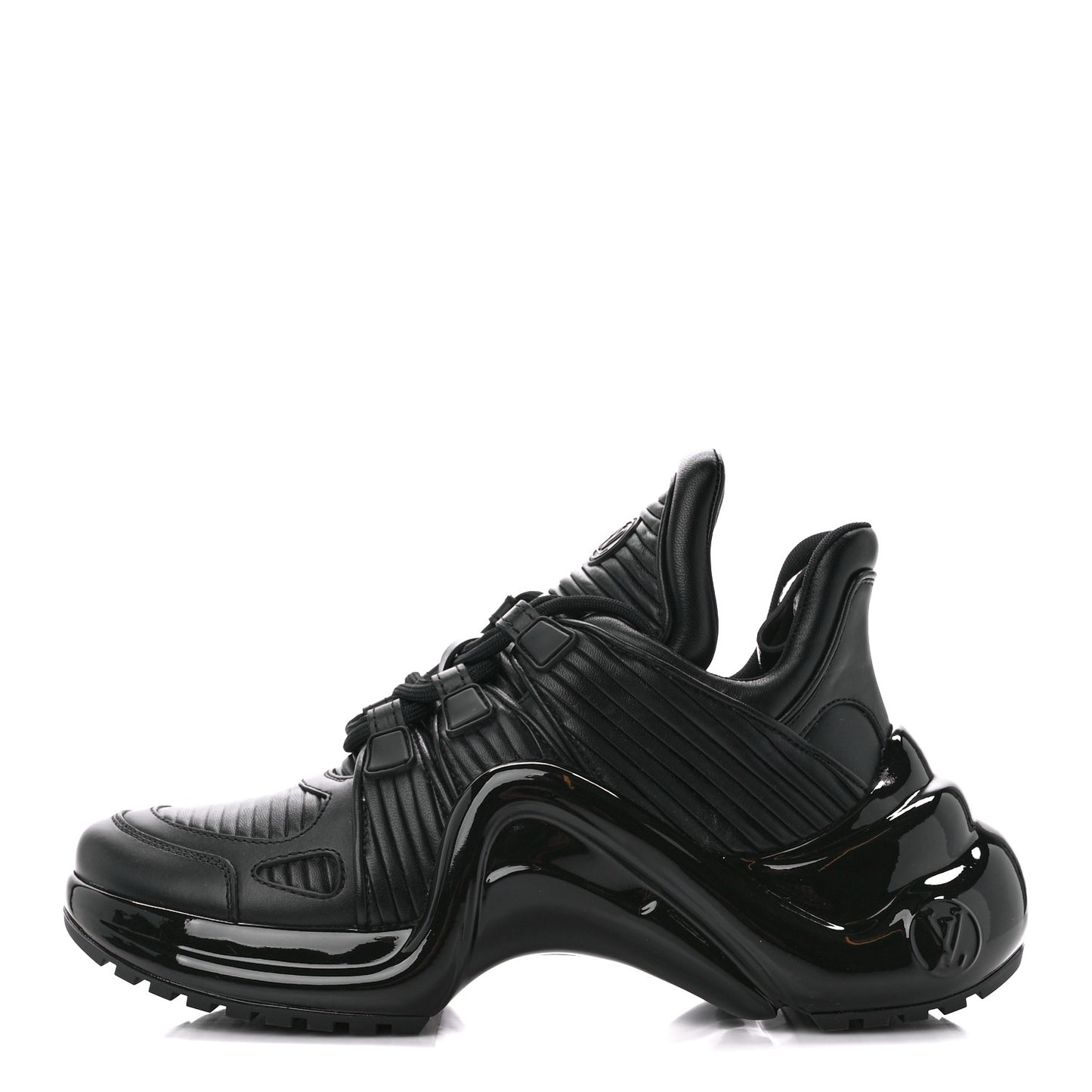 Calfskin LV Archlight Sneakers 37.5 Black