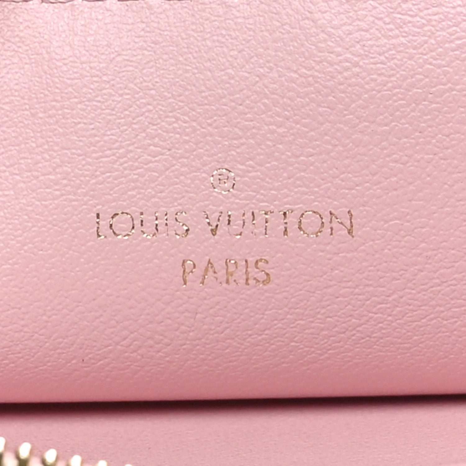 Louis Vuitton Damier Azur Felicie Chain Wallet Zippered Insert Rose Ballerine 6 of 7