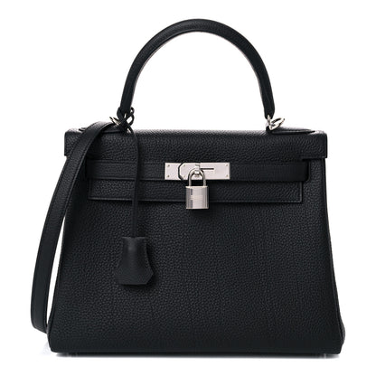 Hermes Togo Kelly Retourne 28 Black 1 of 36