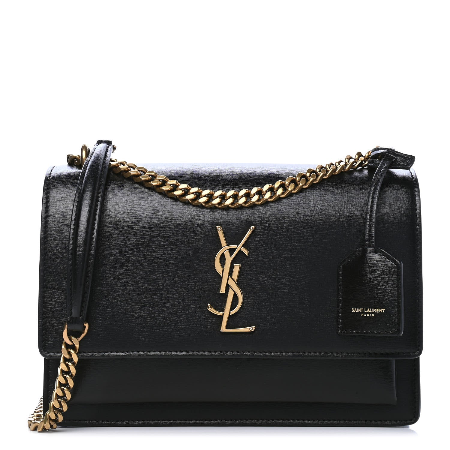 Saint Laurent Calfskin Medium Monogram Sunset Black 1 of 7