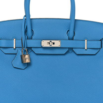 Hermes Togo Verso Birkin 30 Bleu Zanzibar Malachite 7 of 9