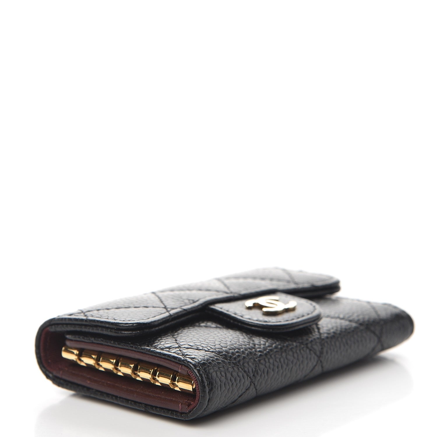 Chanel Caviar Quilted 6 Key Holder Black 4 of 8