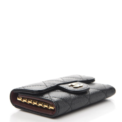 Chanel Caviar Quilted 6 Key Holder Black 4 of 8