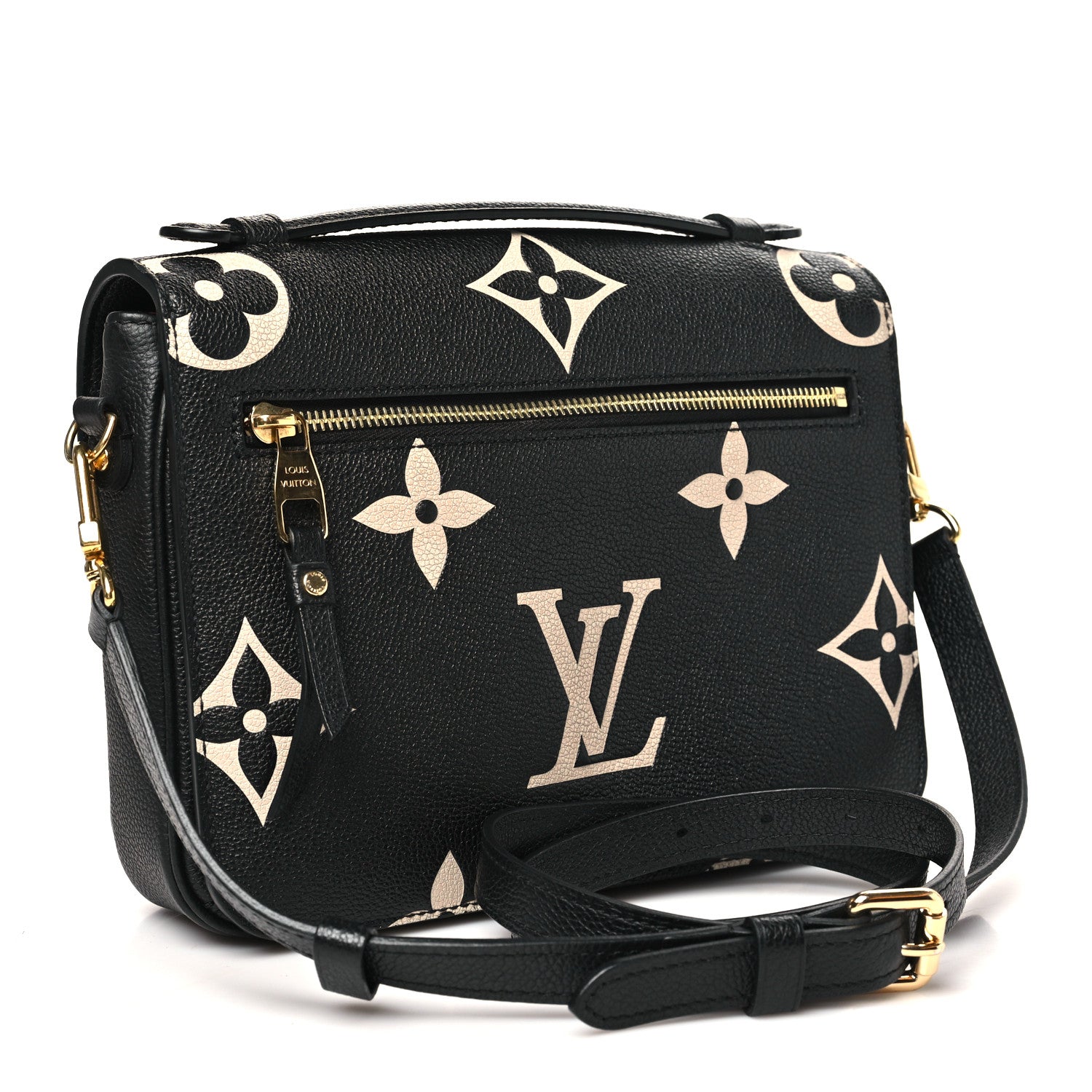 Louis Vuitton Empreinte Monogram Giant Pochette Metis Black Beige 3 of 10