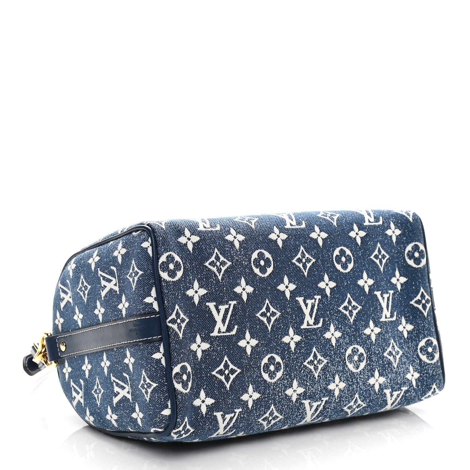 Louis Vuitton Monogram Jacquard Denim Speedy Bandouliere 25 Bleu 4 of 9