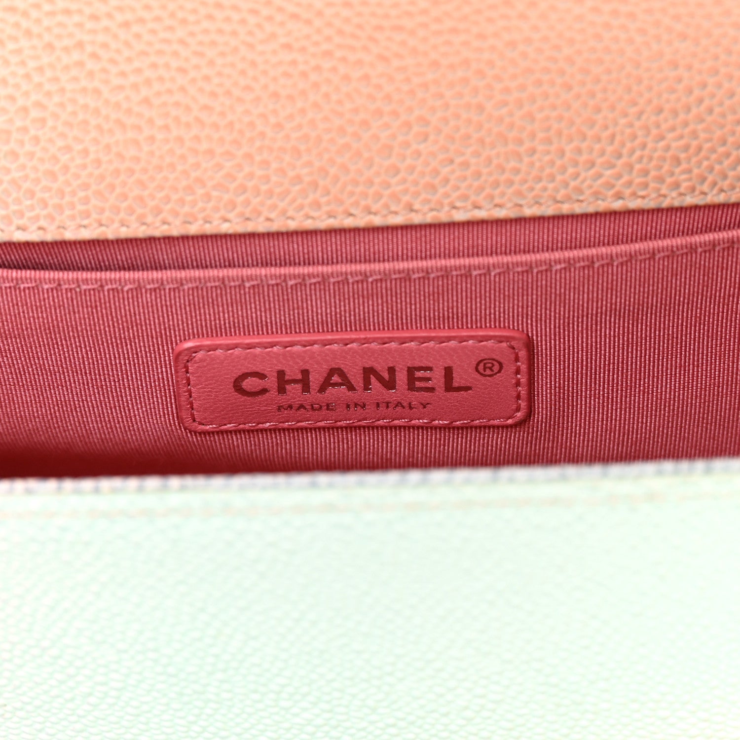Chanel Caviar Quilted Medium Rainbow Boy Flap Pink Multicolor 6 of 12