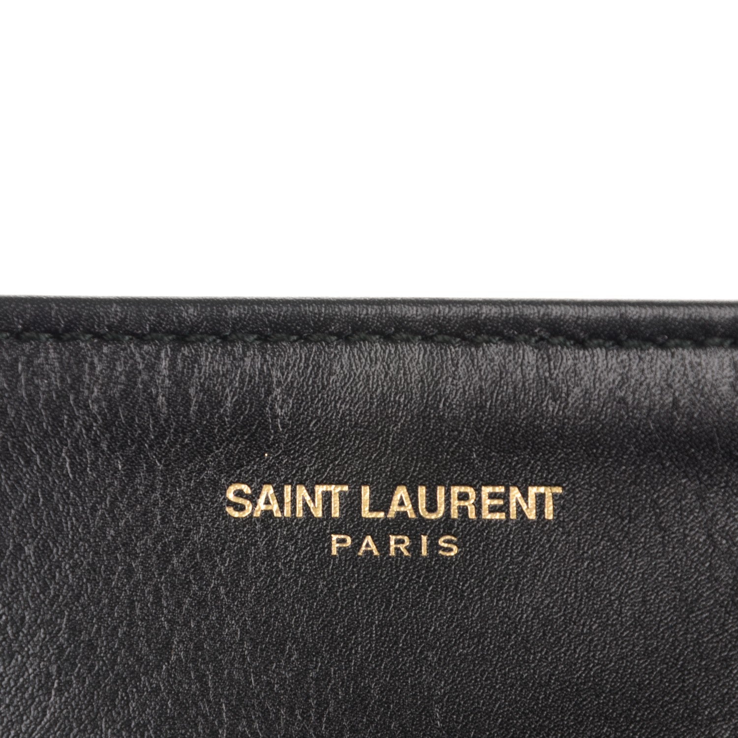 Saint Laurent Calfskin Suede North South Reversible Shopping Tote Black Amarena 8 of 9