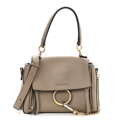 Chloe Calfskin Mini Faye Day Shoulder Bag Motty Grey 1 of 10
