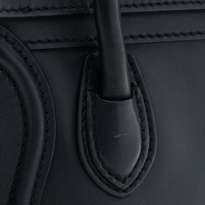Celine Smooth Calfskin Nano Luggage Ink 15 of 15
