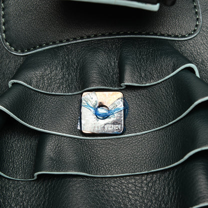 Fendi Vitello Seta Multi Waves Baguette Vert Inglese 7 of 7