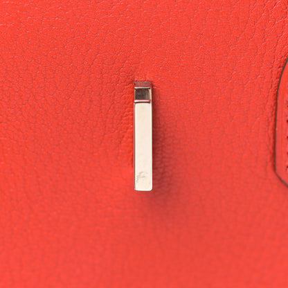 Hermes Chevre Mysore Birkin 25 Rouge Vif 25 of 42