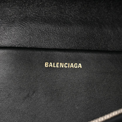 Balenciaga Canvas Jacquard Diagonal Allover Logo XS Souvenir Belt Bag Black 6 of 10