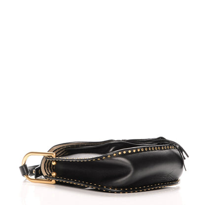 Chloe Calfskin Braided Small Hudson Shoulder Bag Black 4 of 7