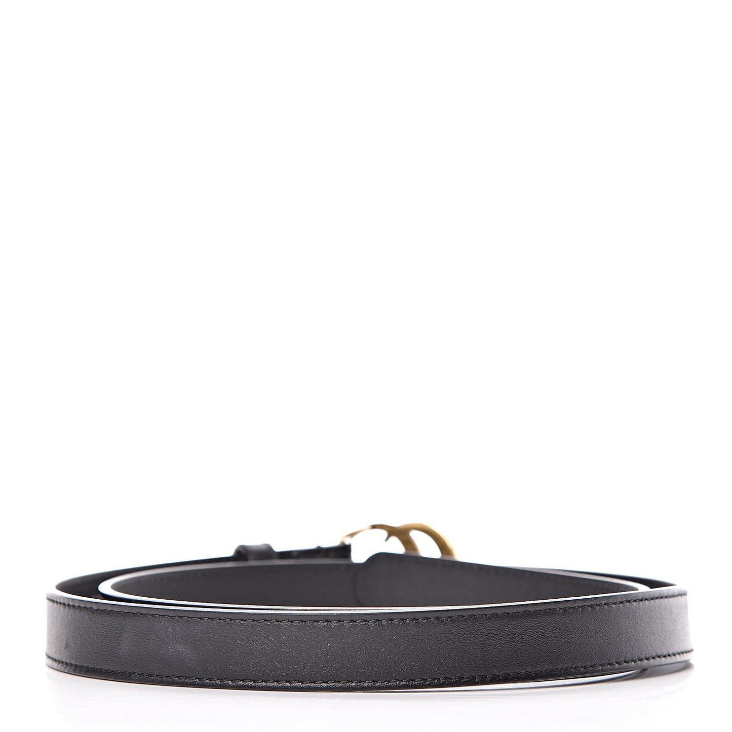 Calfskin Double G 20mm Belt 85 34 Black