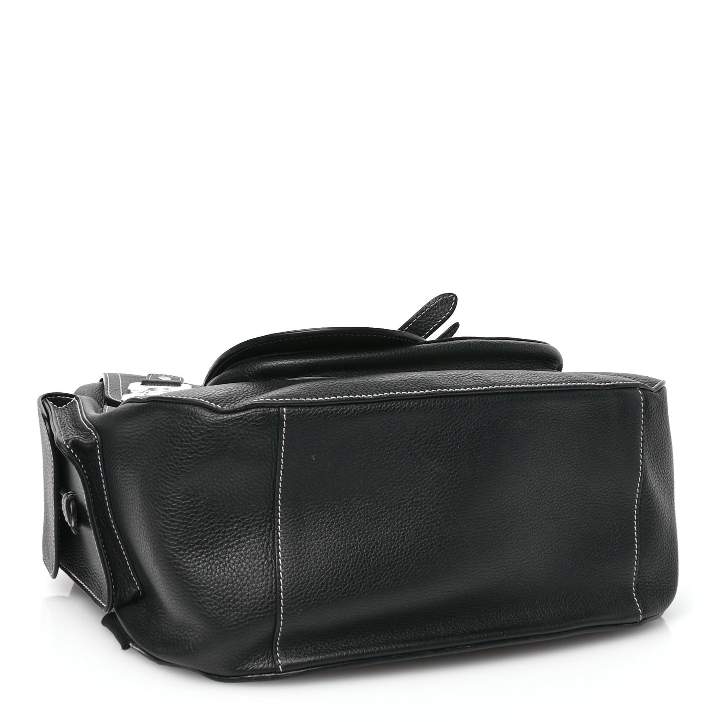 Grained Calfskin Maxi Gallop Backpack Black