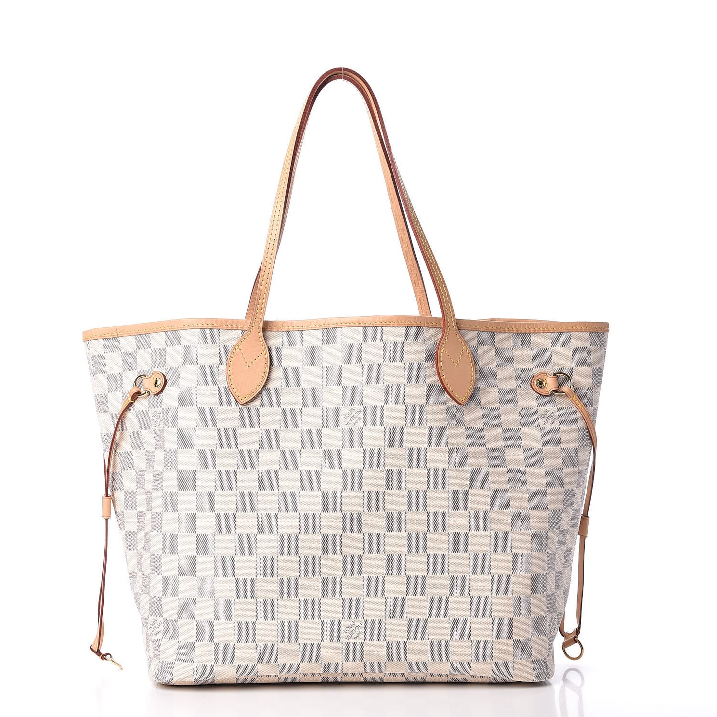 Damier Azur Neo Neverfull MM Rose Ballerine
